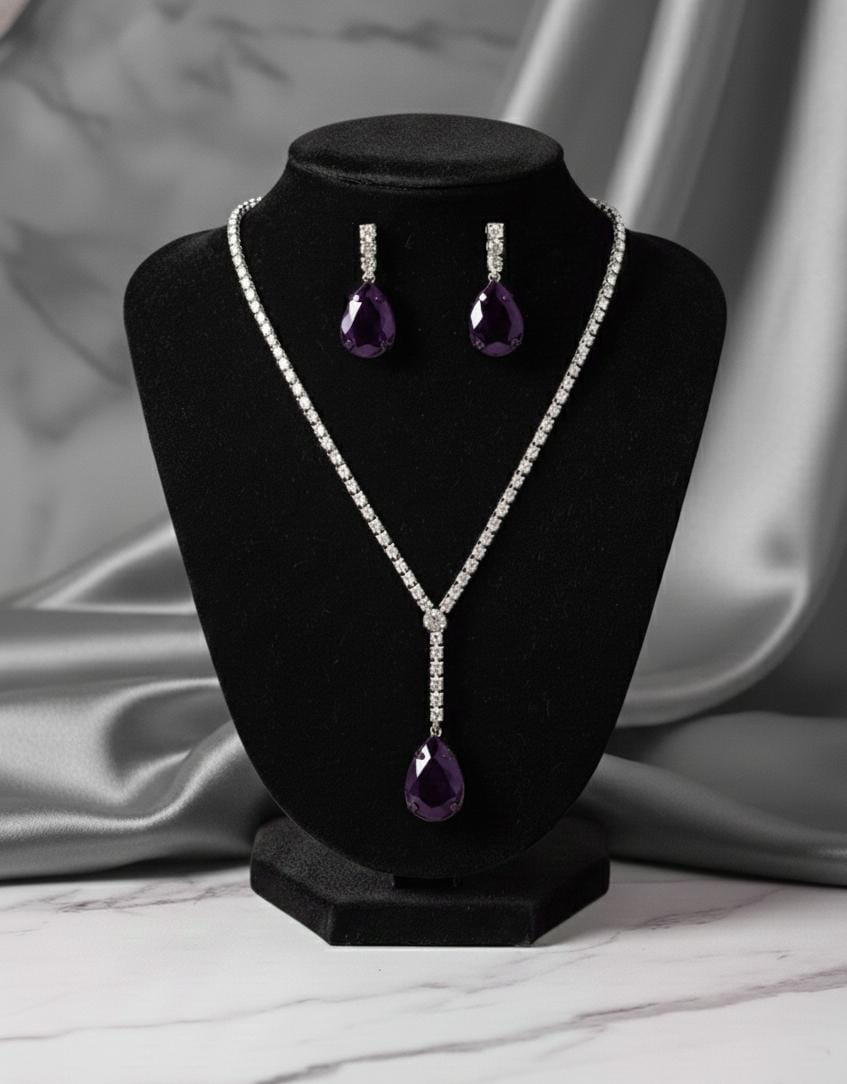 Stunning AD Stone Statement Necklace