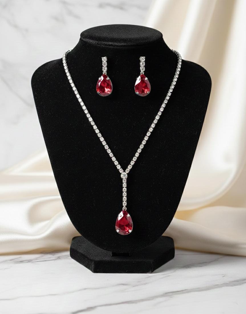 Stunning AD Stone Statement Necklace